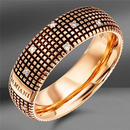 Кольцо Damiani 2052 Geoma размер 18 вес 8.4 г золото, бриллиант купить,NaN