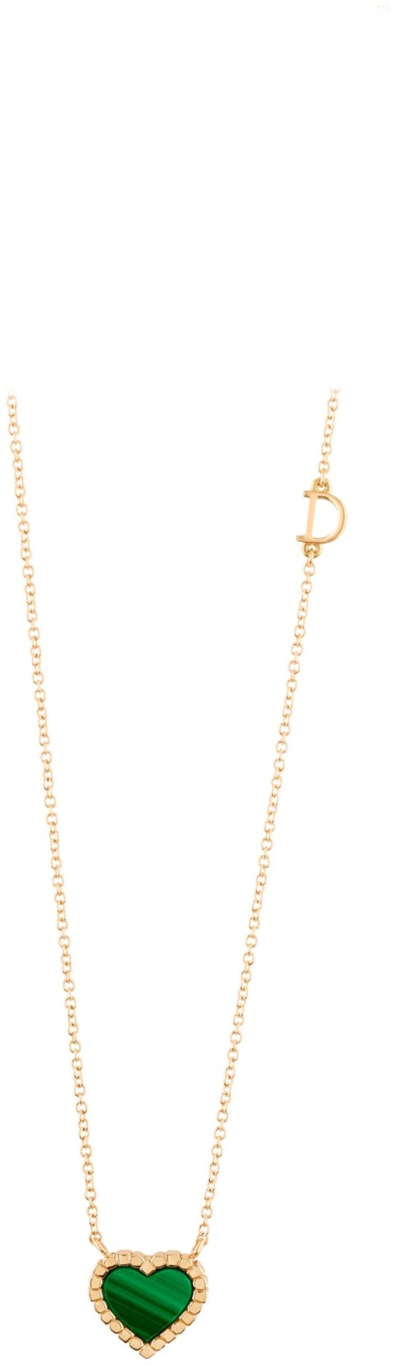 Колье Damiani 20108934 длина 45 см вес 6.1 г золото, бриллиант, малахит купить,1910000