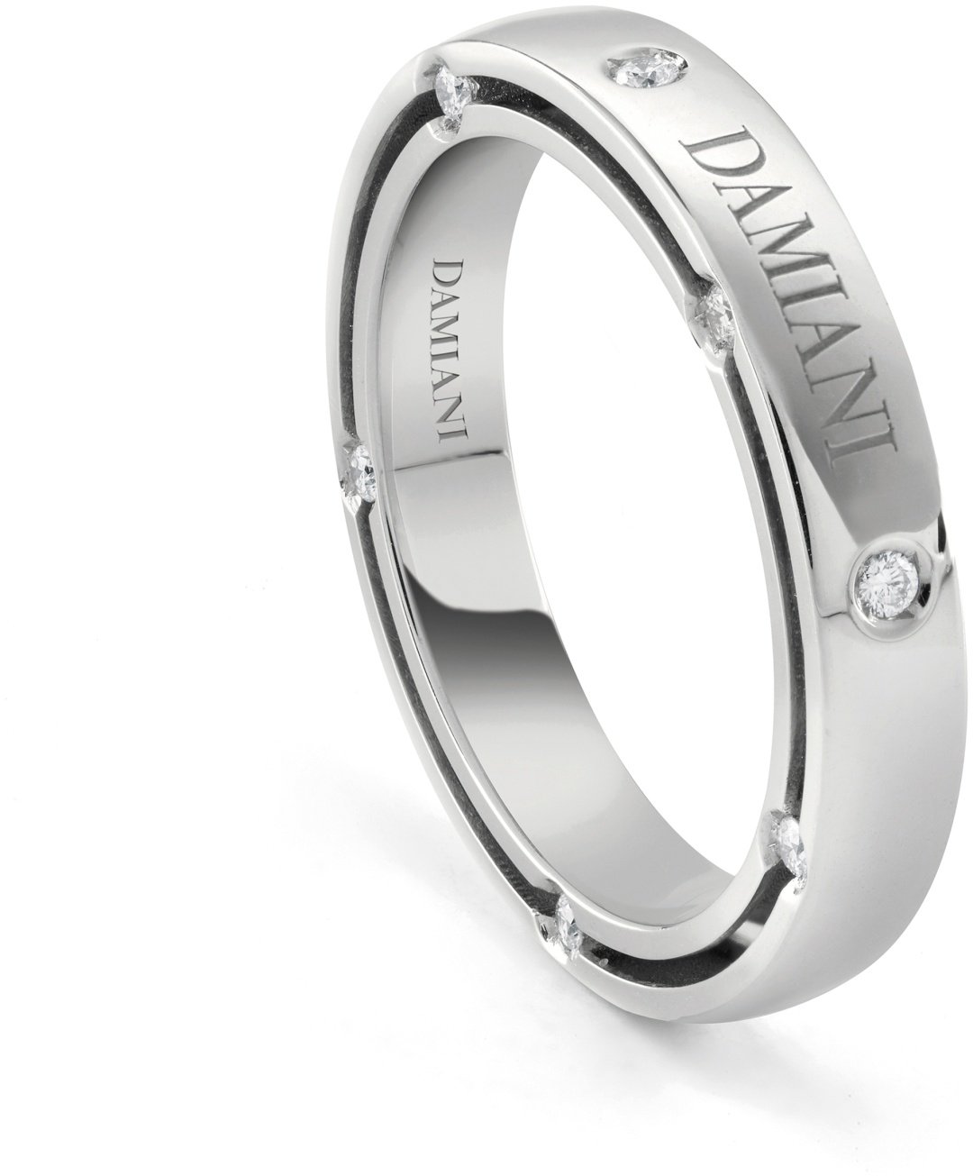 Кольцо Damiani 20086919 размер 18.5 вес 4 г золото, бриллиант купить,NaN