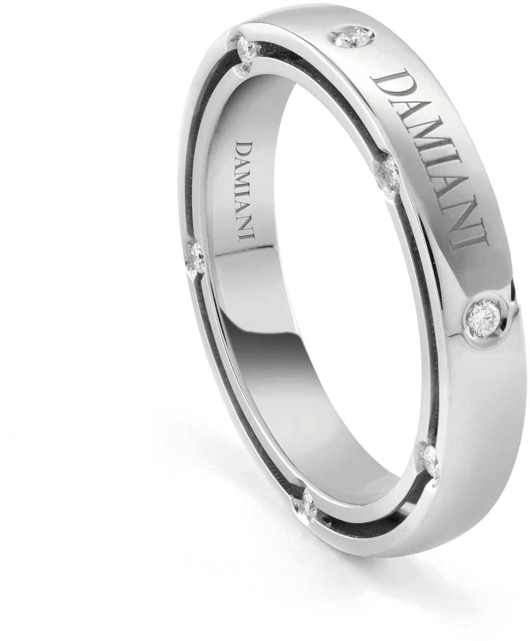 Кольцо Damiani 20086919 размер 18.5 вес 4 г золото, бриллиант купить,NaN