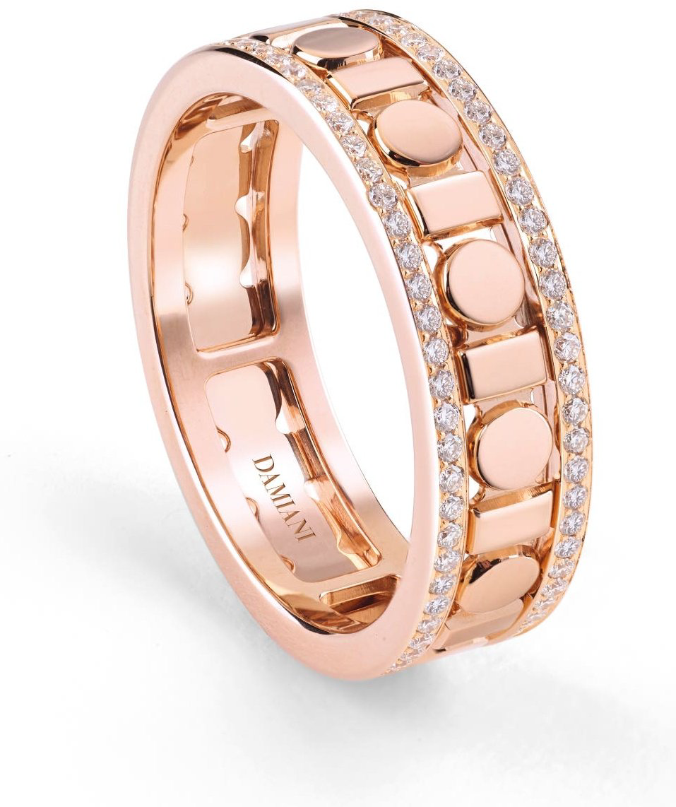 Кольцо Damiani 20093827 размер 17.2 вес 5.2 г золото, бриллиант купить,NaN