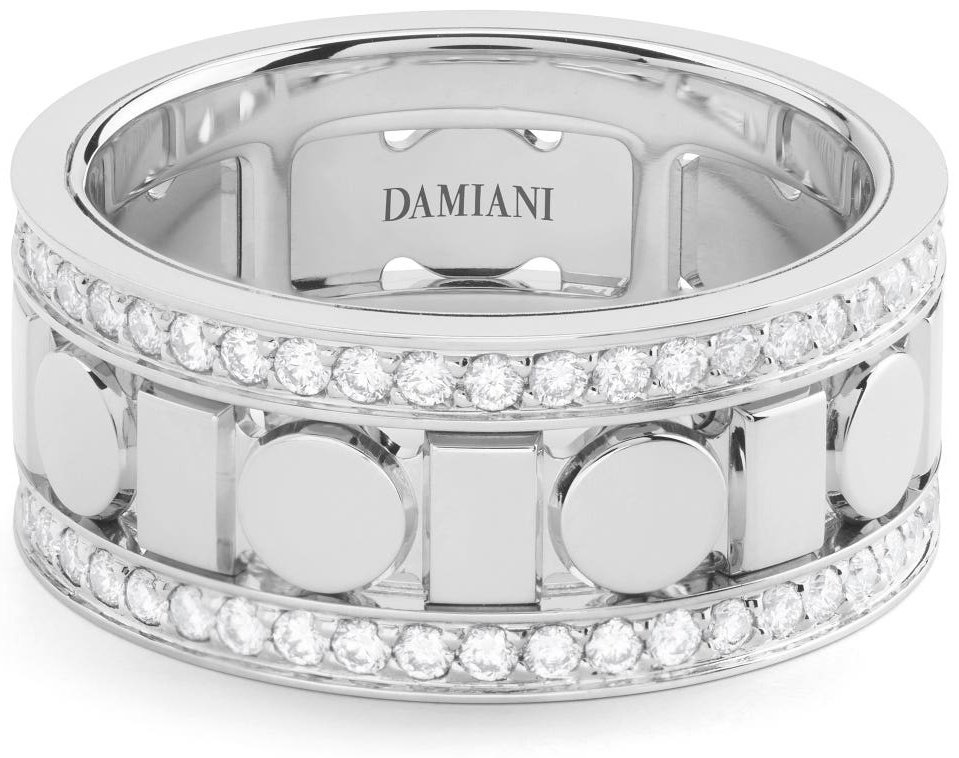 Кольцо Damiani 20093964 размер 20 вес 10.6 г золото, бриллиант купить,NaN