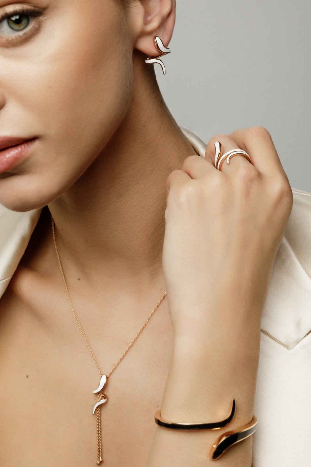 Браслет Damiani 20063168 длина 18 см, вес 11.9 г золото, плетение обод купить,3020000