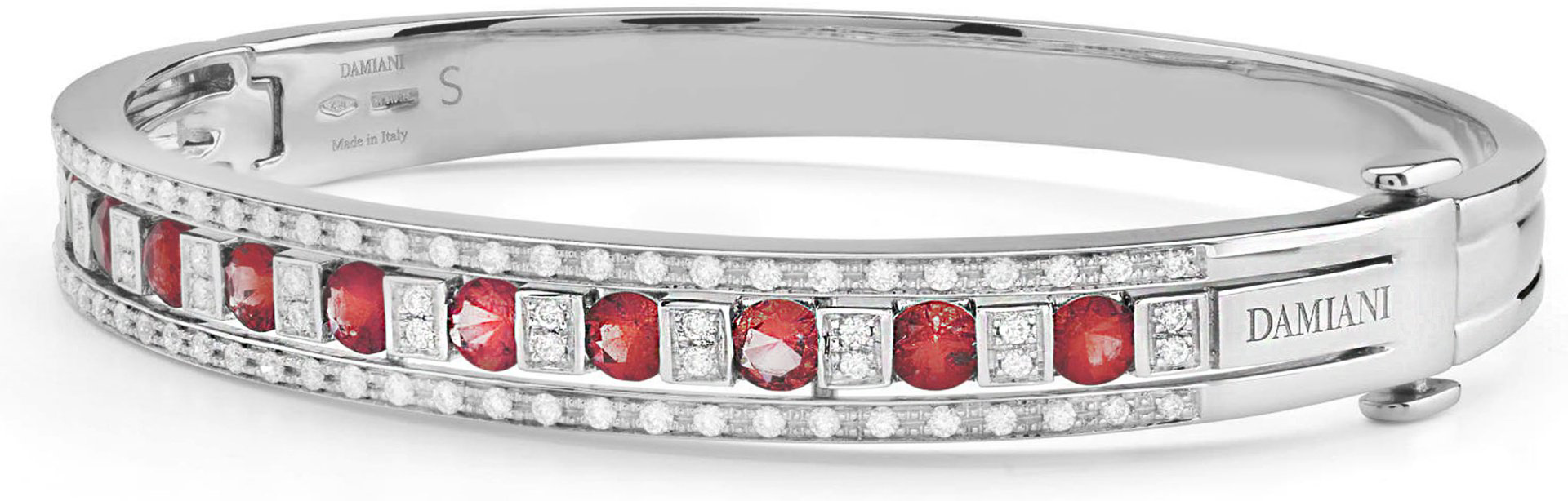 Браслет Браслет Damiani 20081605 длина 18 см, вес 23.2 г золото, плетение обод купить,NaN