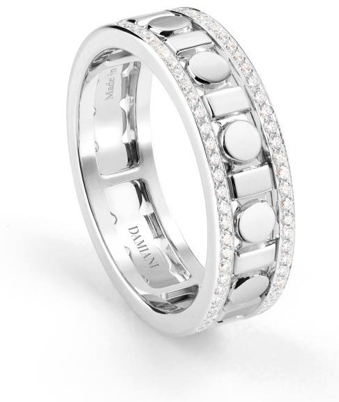 Кольцо Damiani 20093805 размер 18.8 вес 6.4 г золото, бриллиант купить,NaN