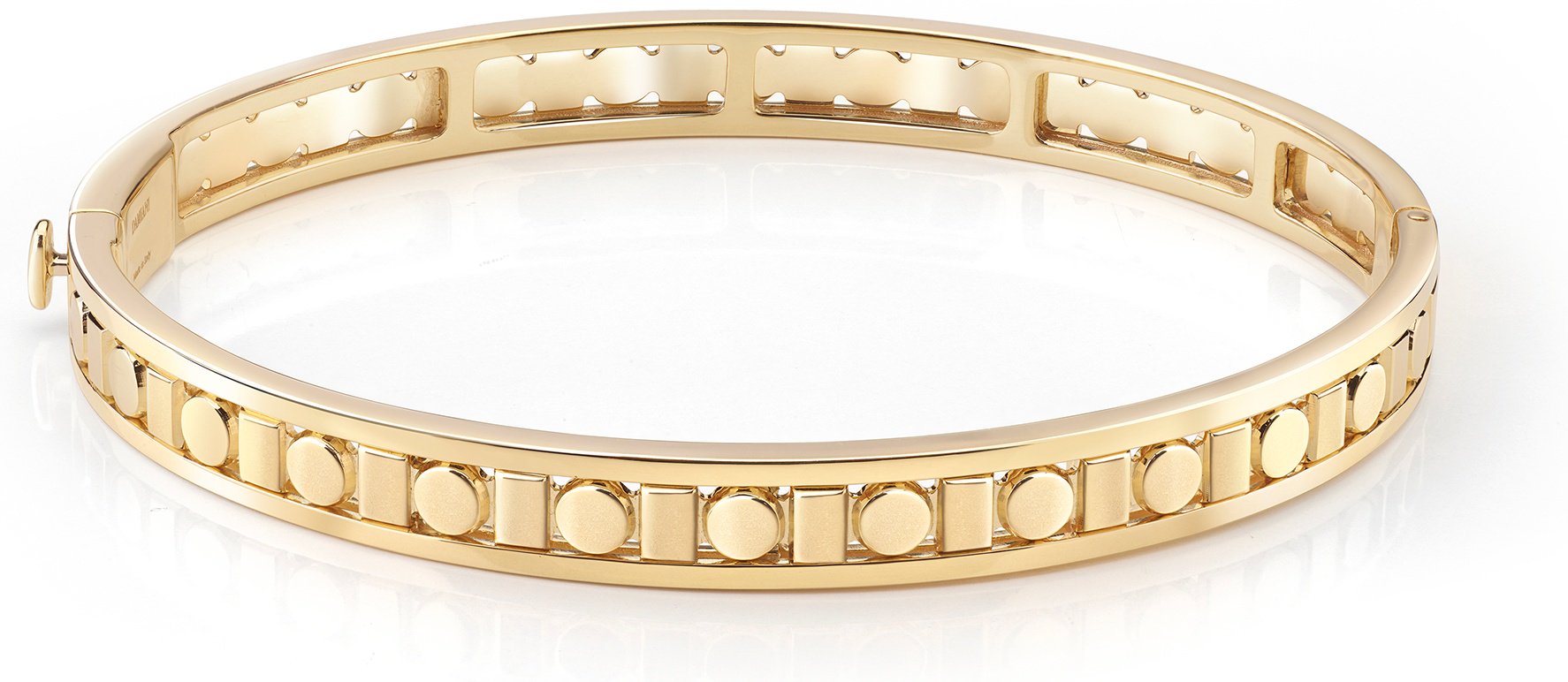 Браслет Damiani 20095037 длина 18 см, вес 22.5 г золото, плетение обод купить,4500000