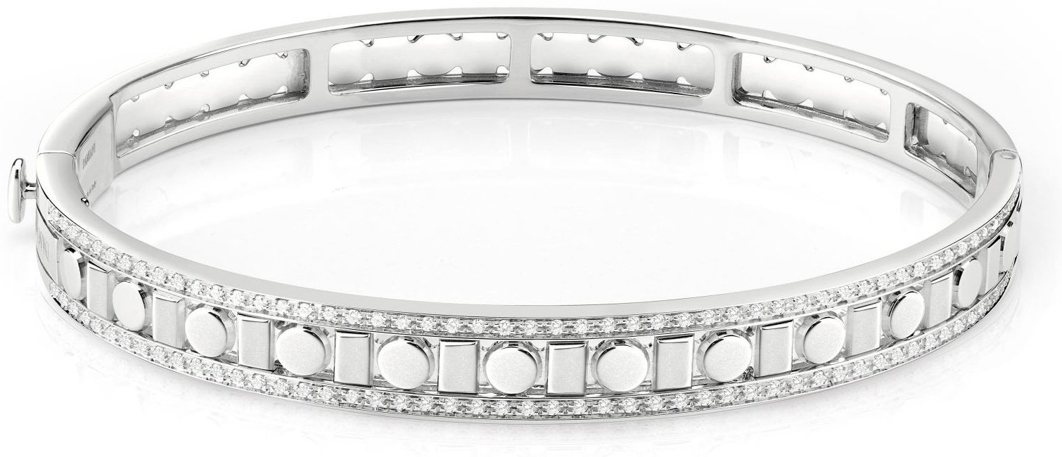 Браслет Damiani 20095071 длина 18 см, вес 24.1 г золото, плетение обод купить,7740000