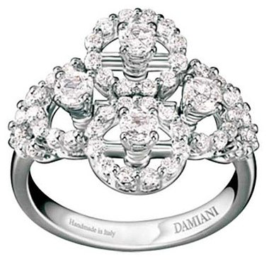 Кольцо Damiani 20021450 размер 17.4 вес 6.3 г золото, бриллиант купить,3405000