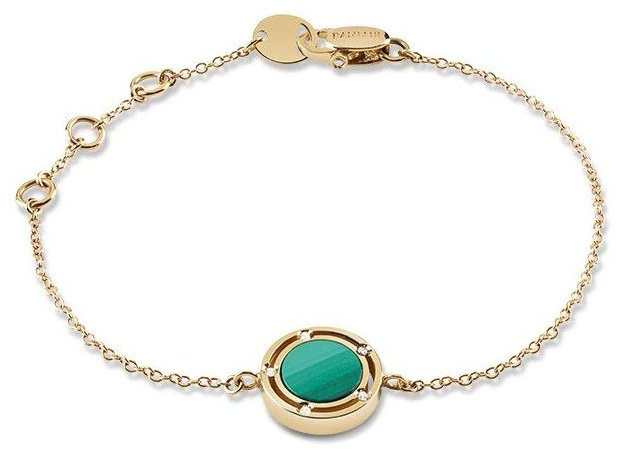 Браслет Damiani 20086907 длина 18 см, вес 4.4 г золото, плетение якорное купить,NaN