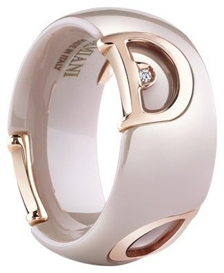 Кольцо Damiani 14463 размер 17 вес 2.4 г золото, бриллиант, керамика купить,1018000