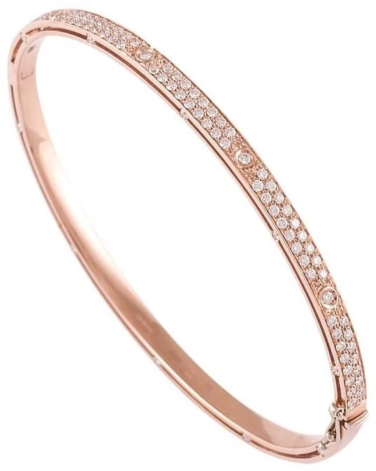 Браслет Damiani 20086872 длина 17 см, вес 13.5 г золото, плетение обод купить,5205000