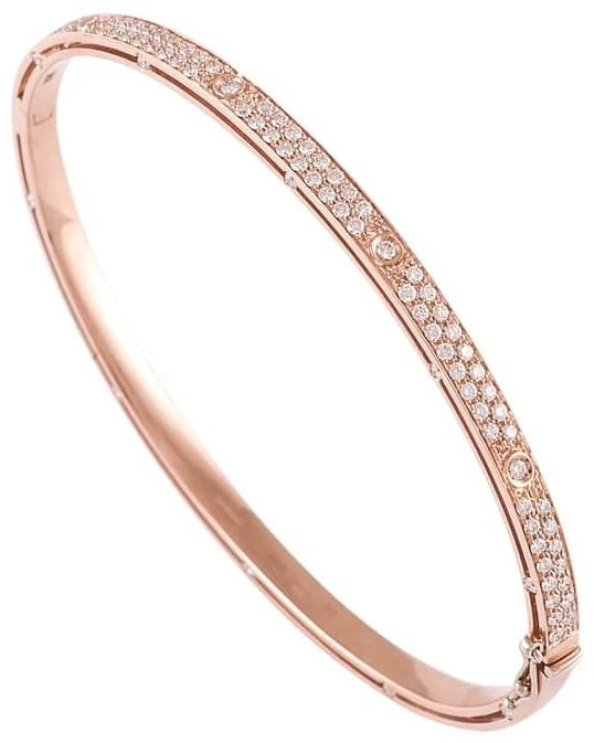 Браслет Damiani 20086872 длина 17 см, вес 13.5 г золото, плетение обод купить,5205000