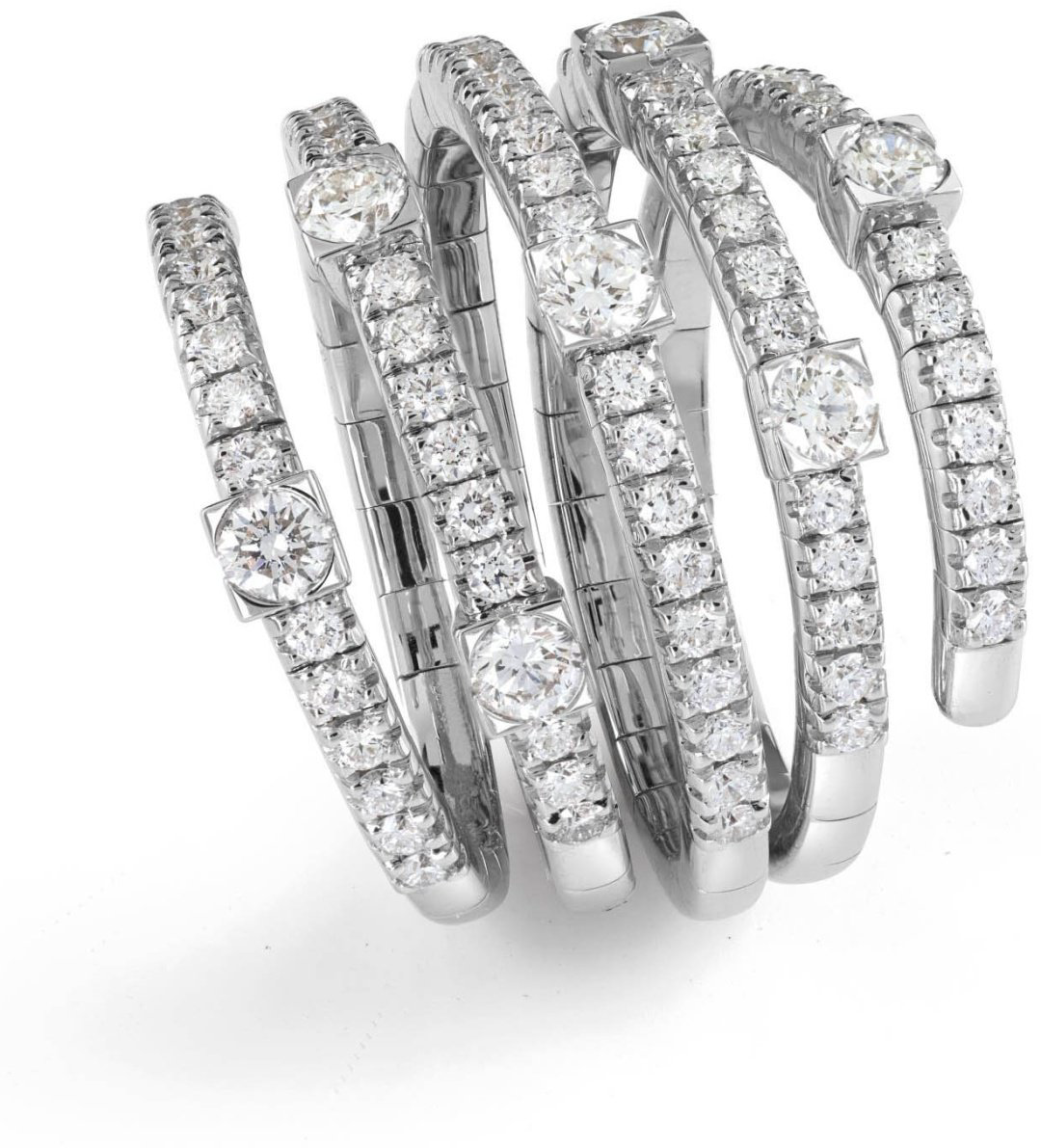Кольцо Damiani 20085820 размер 16.8 вес 11.5 г золото, бриллиант купить,NaN