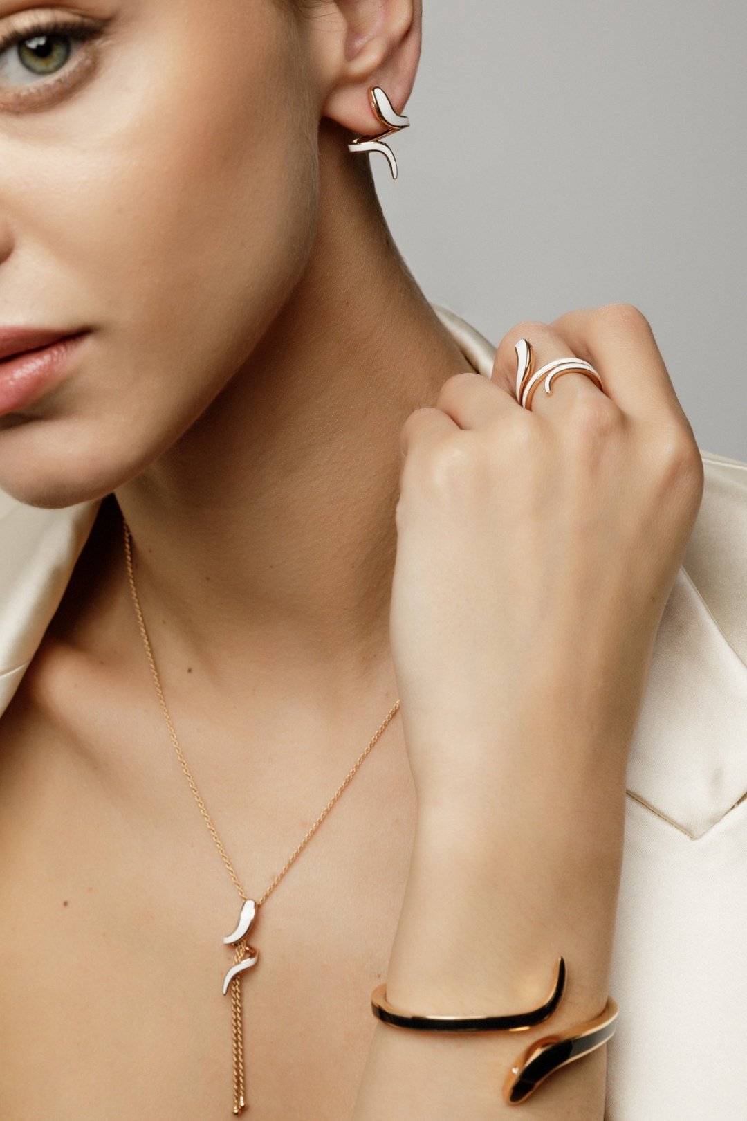Браслет Браслет Damiani 20068042 длина 18 см, вес 14.4 г золото, плетение обод купить,NaN