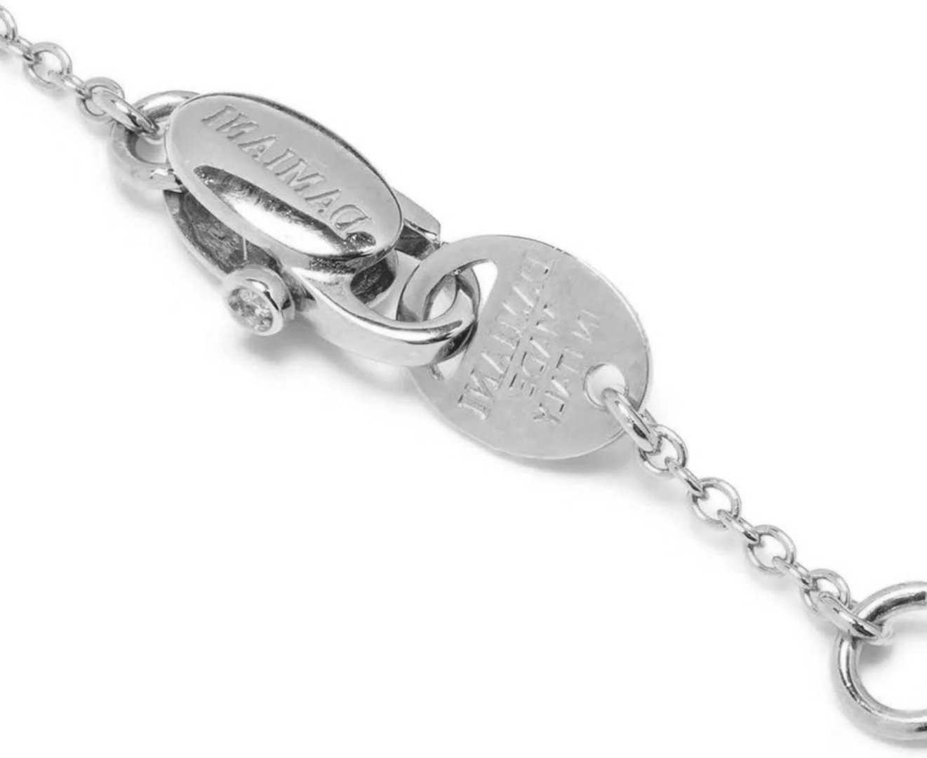 Браслет Damiani 81109083 длина 18 см, вес 4.5 г золото, плетение якорное купить,NaN