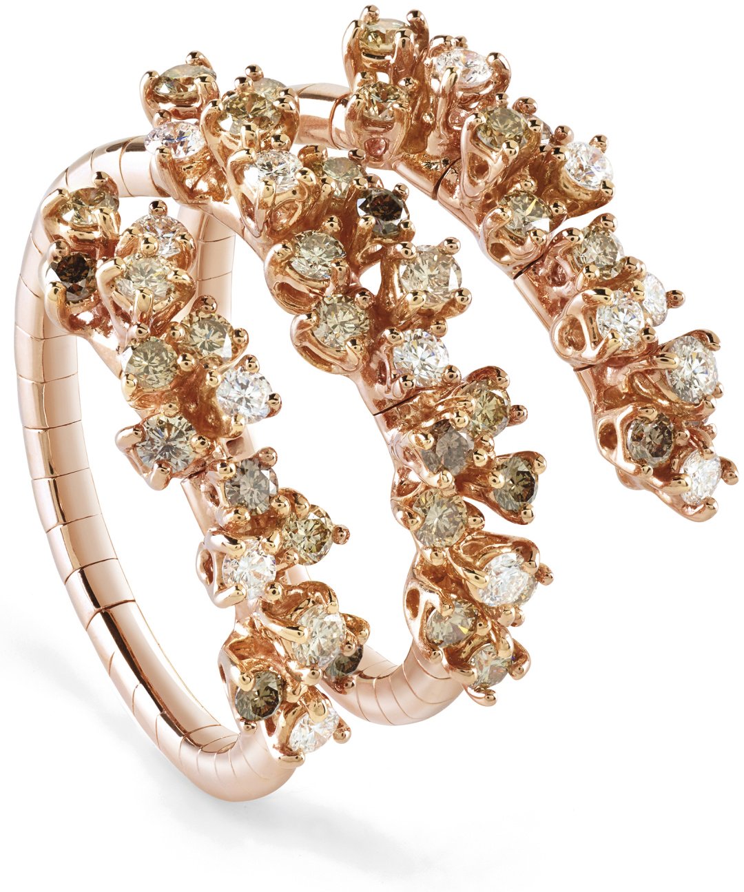 Кольцо Damiani 20081575 размер 17.8 вес 7.5 г золото, бриллиант