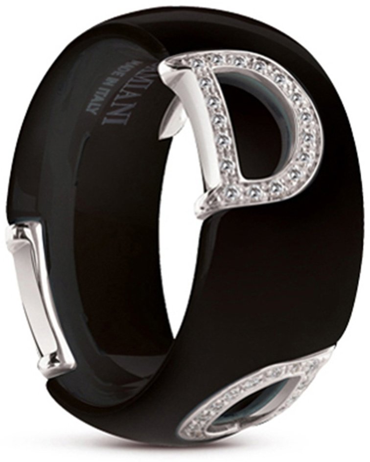 Кольцо Damiani 20082216 размер 18 вес 2.5 г золото, керамика, бриллиант купить,NaN