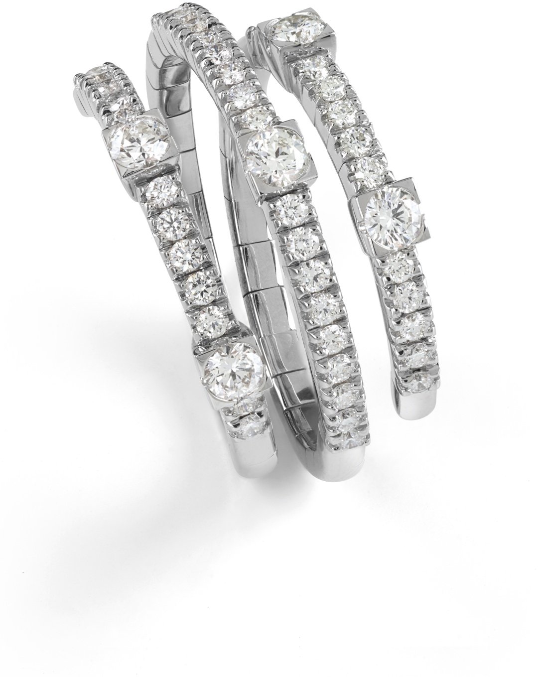 Кольцо Damiani 20085822 размер 16.8 вес 6.7 г золото, бриллиант купить,NaN