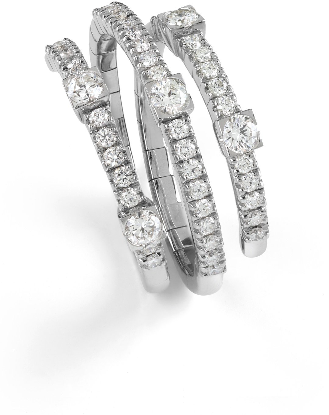 Кольцо Damiani 20085822 размер 16.8 вес 6.7 г золото, бриллиант купить,NaN