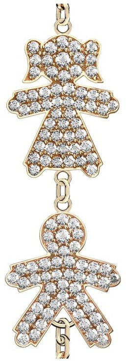 Браслет Geoma Jewelry 1963 G длина 17 см, вес 4.2 г золото, плетение якорное купить,NaN