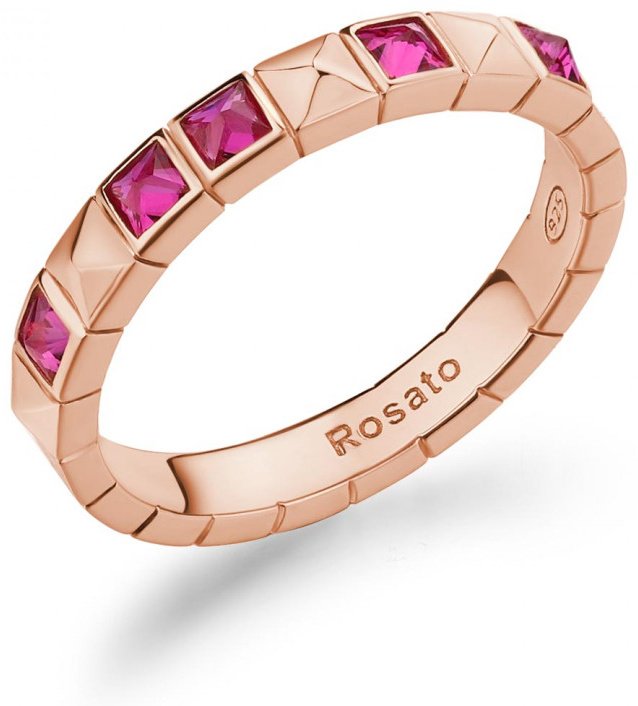 Кольцо Rosato RZCU93D размер 19, 20 вес 2.92 г серебро, циркон купить,42000