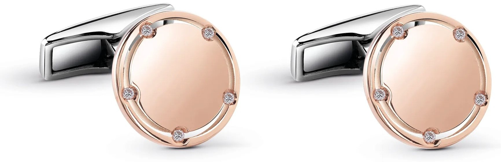 Запонки Damiani 20062816 вес 7.4 г золото, бриллиант купить,1340000