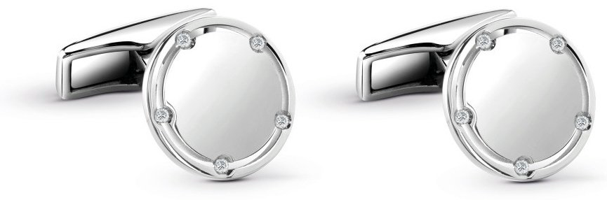 Запонки Damiani 20064852 вес 7.4 золото, сплав с рутениевым покрытием, бриллиант купить,1550000