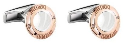 Запонки Damiani 20062812 вес 4.4 золото, керамика, бриллиант, керамика купить,NaN