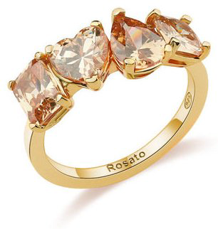 Кольцо Rosato RZGE33C размер 18, 19 вес 2.39 г серебро, циркон купить,NaN