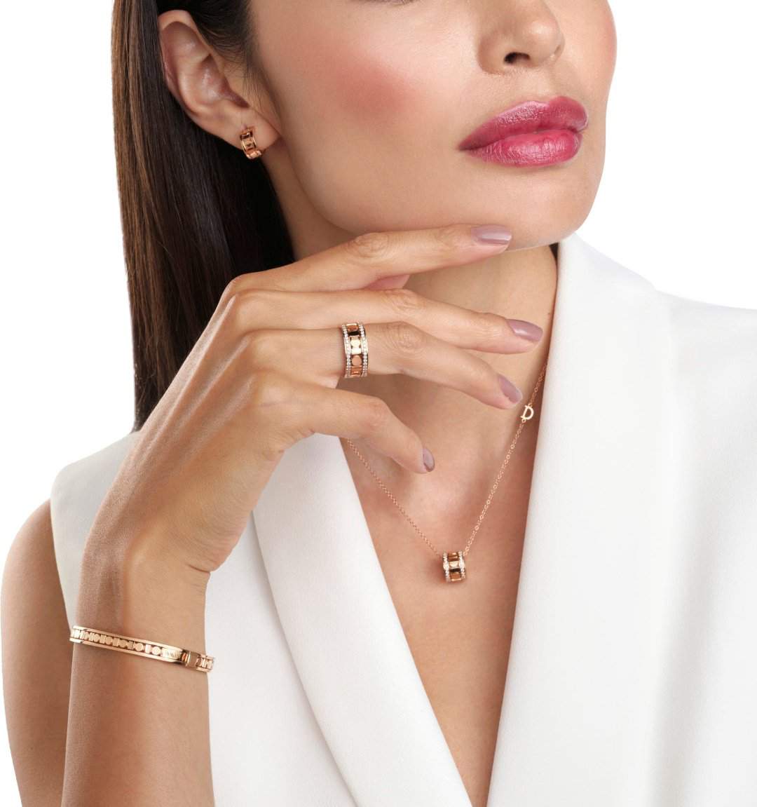Браслет Damiani 20095039 длина 18 см, вес 21.9 г золото, плетение обод купить,NaN