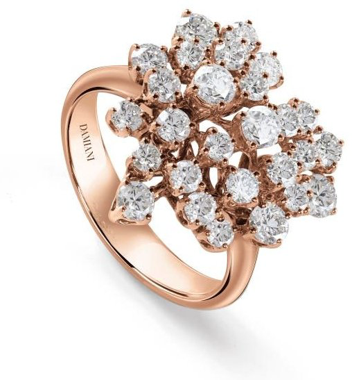 Кольцо Damiani 20085708 размер 16.8 вес 6.5 г золото, бриллиант купить,4925000