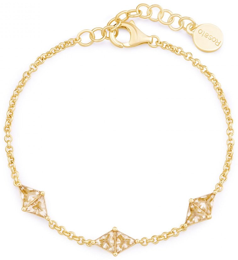 Браслет Rosato RZVT12 длина 18 см, вес 4 г серебро, плетение якорное