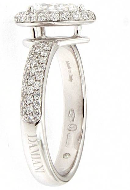 Кольцо Damiani 81089445 размер 16.8 вес 5 г золото, бриллиант купить,NaN