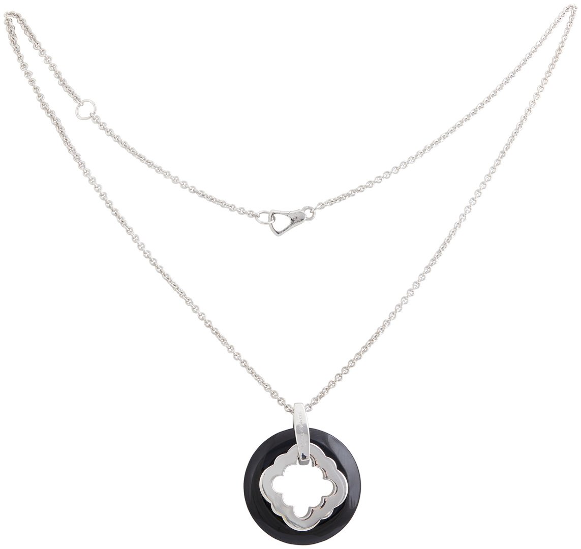 Колье Carrera y Carrera 11890 020708 длина 45 см вес 5.12 г золото, оникс купить,NaN