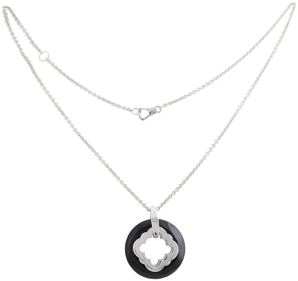 Колье Carrera y Carrera 11890 020708 длина 45 см вес 5.12 г золото, оникс купить,NaN