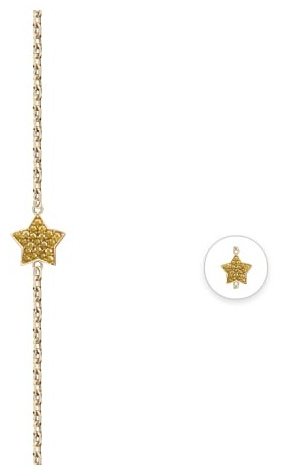 Браслет Geoma Jewelry 1984 G длина 17 см, вес 2.45 г золото, плетение якорное купить,345000