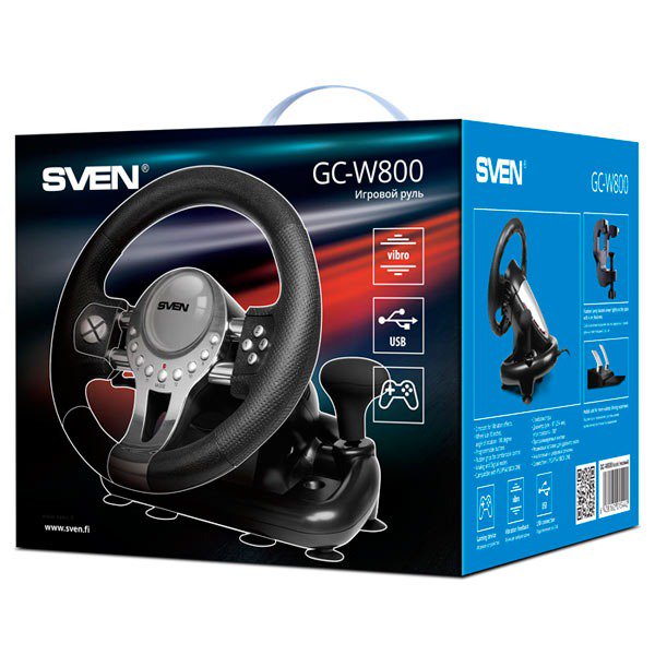 Руль Sven GC-W800 черный - ForteMarket Руль Sven GC-W800 черный купить,0