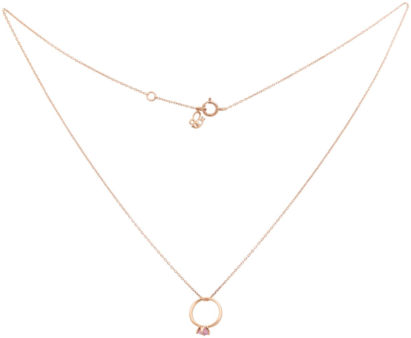 Колье Constella BB73042NPS4RX длина 35 см вес 0.85 г золото, сапфир купить,190000