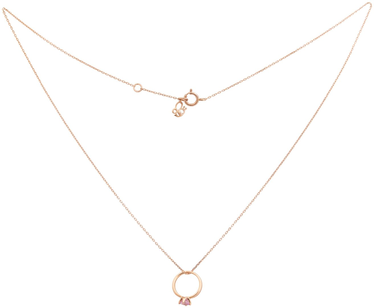Колье Constella BB73042NPS4RX длина 35 см вес 0.85 г золото, сапфир купить,190000