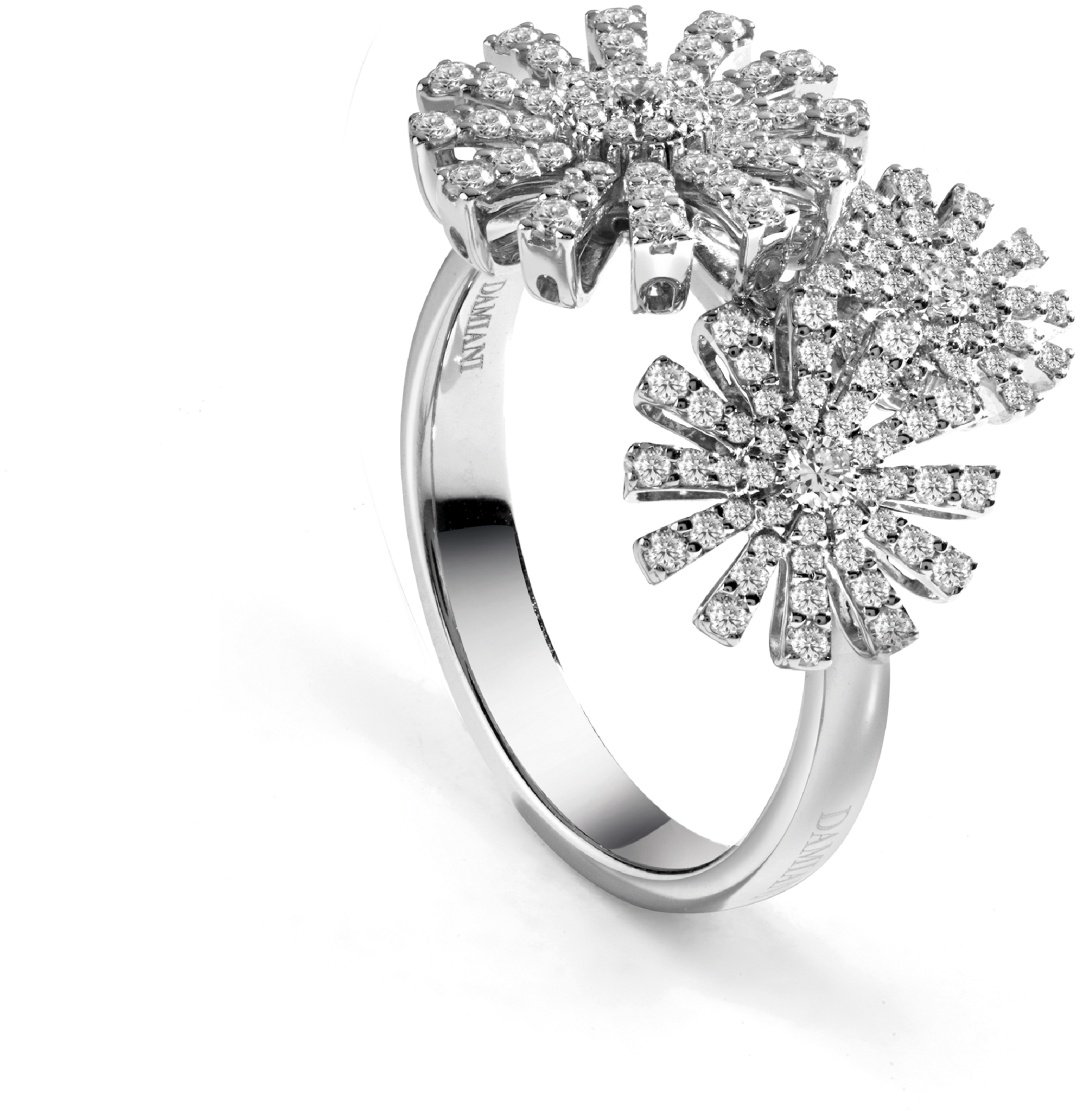 Кольцо Damiani 20075450 размер 16.8 вес 5.5 г золото, бриллиант купить,NaN