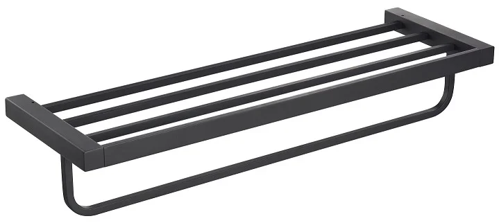 Полочка для полотенец Timo Selene Black 14058/03 62.5х11.6х20см черный купить,NaN