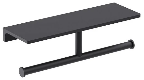 Бумагодержатель двойной Timo Selene 12045/03 10х9.1х26см черный купить,NaN