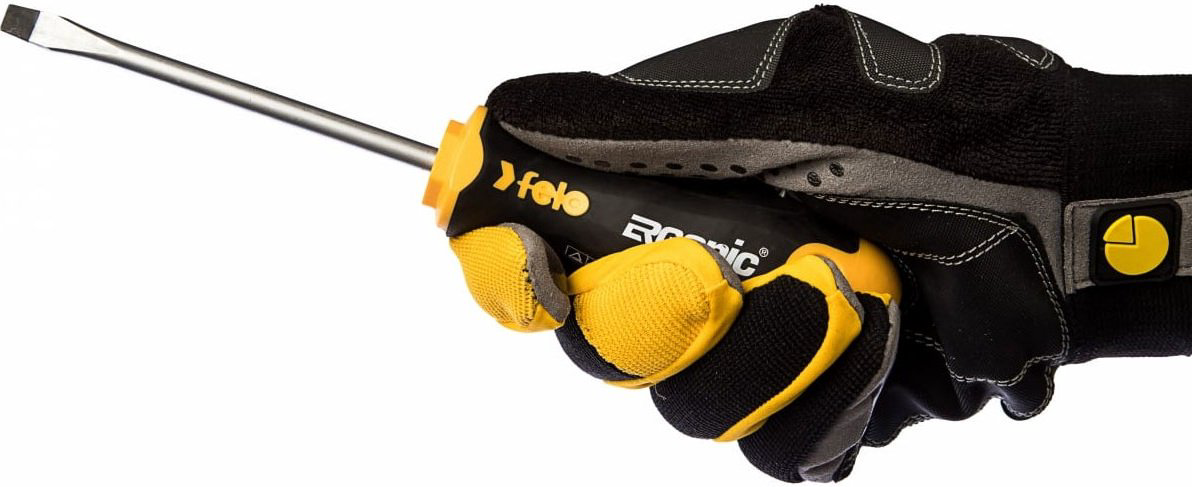 Felo отвертка Ergonic SL6.5х100 мм