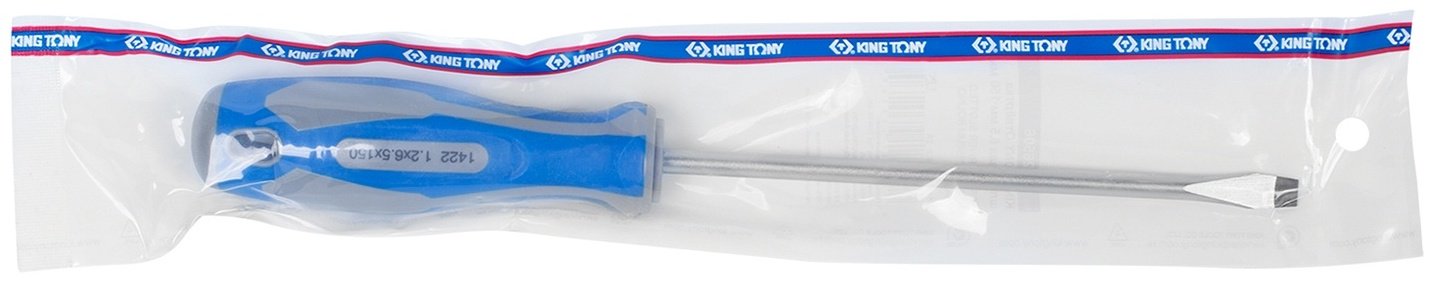 KING TONY отвертка 14226506 SL6.5х150 мм, 1 шт. купить,0