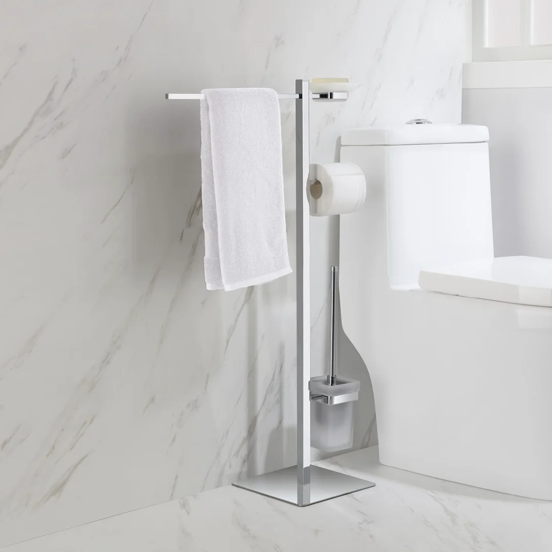 Стойка в ванную комнату Timo Selene 10085/00 50.3х22х85.2см хром купить,NaN