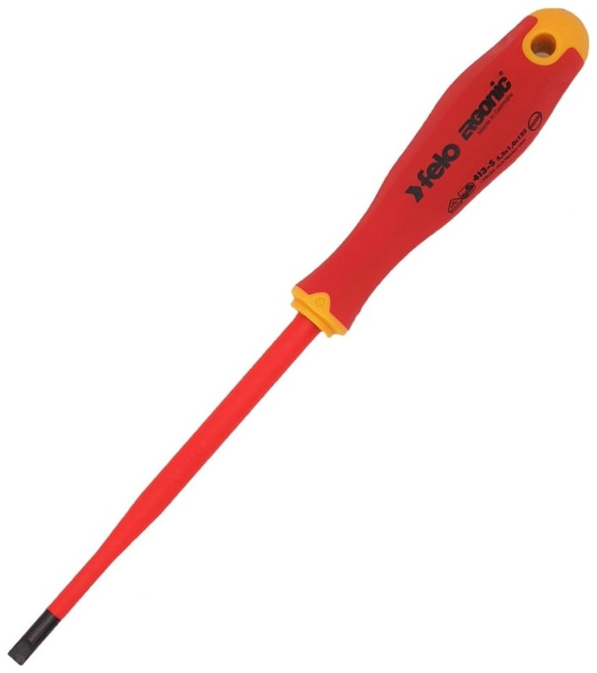 Felo отвертка E-Slim Ergonic SL5.5х125 мм