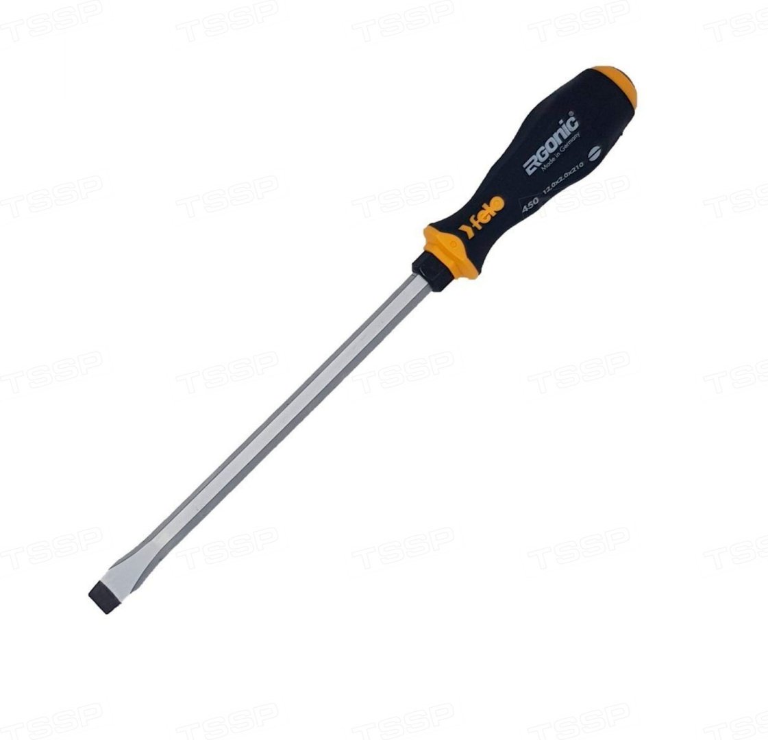 Felo плоская шлицевая ударная Ergonic 12.0х2.0х210 45012040