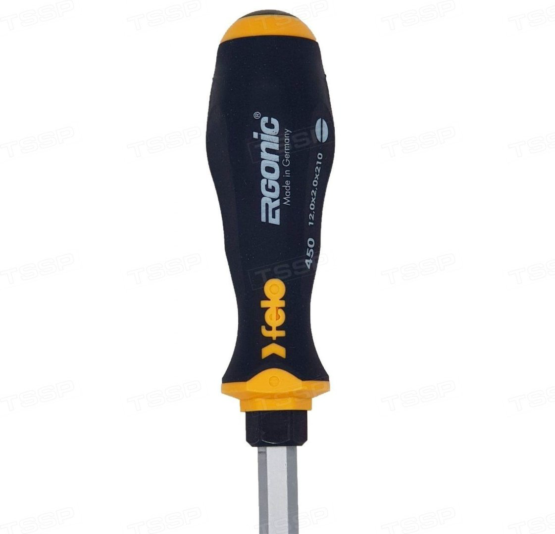 Felo плоская шлицевая ударная Ergonic 12.0х2.0х210 45012040 купить,11635