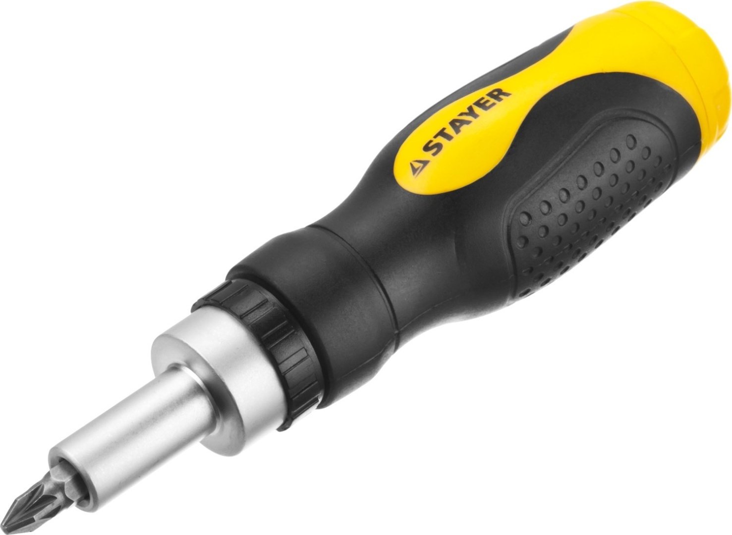 STAYER отвертка с насадками реверсивная 25084-H43, 43 шт. купить,0