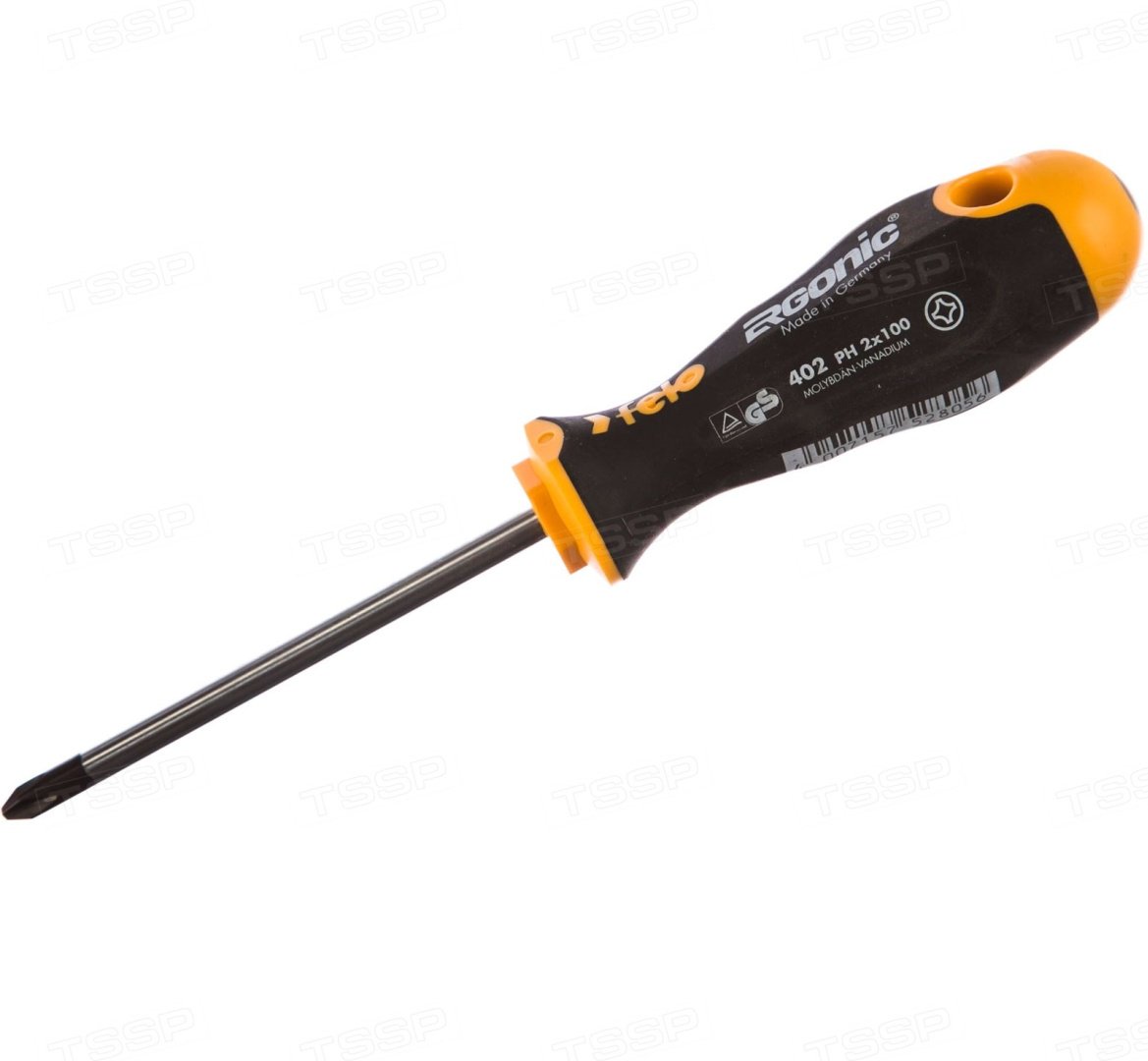 Felo отвертка Ergonic 40220310 PH2х100 мм, 1 шт.